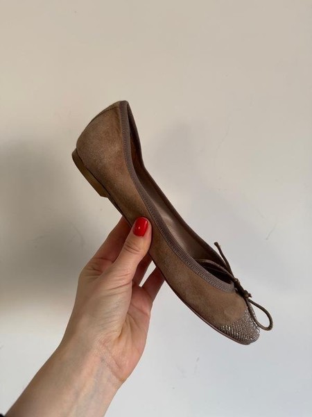 Women Navyboot Heels Beige Suede 37