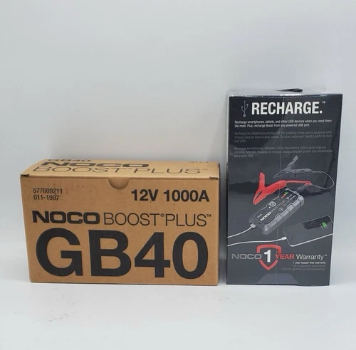 NOCO Boost Plus GB40 1000A 12V Portable Battery Jump Starter *NO Jumping Cables*