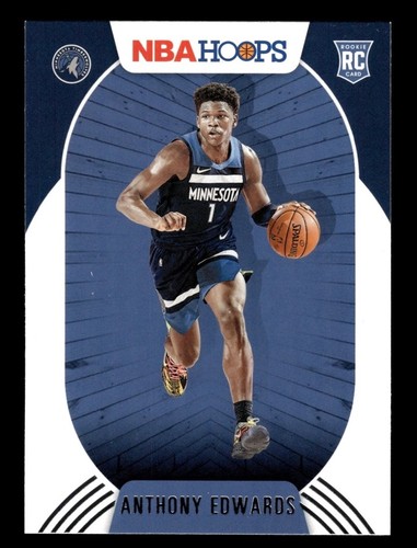 NBA 2020-21 Panini Hoops Anthony Edwards Rookie Card No 216
