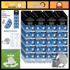 200 Pack LR41 Alkaline Button Coin Cell Batteries AG3 392 384 192 SR41 V3GA 1.5V