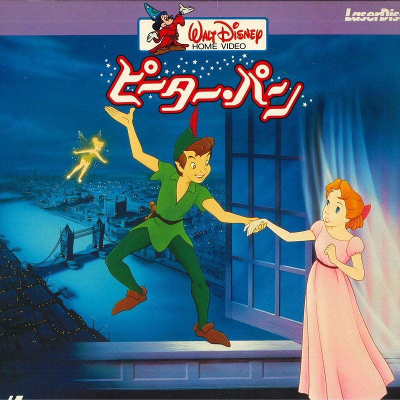 LASERDISC Moveis ピーターパン Peter Pan WD078L12027 BANDAI /00600 Laserdisc Movie Peter Pan Japanese Dubbed Sf0880123 Walt