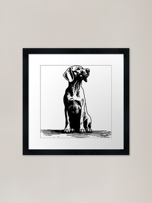 Loyal Companion Gerahmter Kunstdruck Gerahmtes Wandbild Poster Leinwanddruck Bild