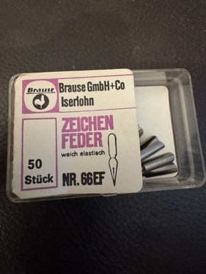 Brause #66 Extra Fine Nib Zeichen Feder