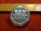 S & M Coins and Collectibles Ridgecrest, CA One 1 Oz .999 Silver Bullion Round