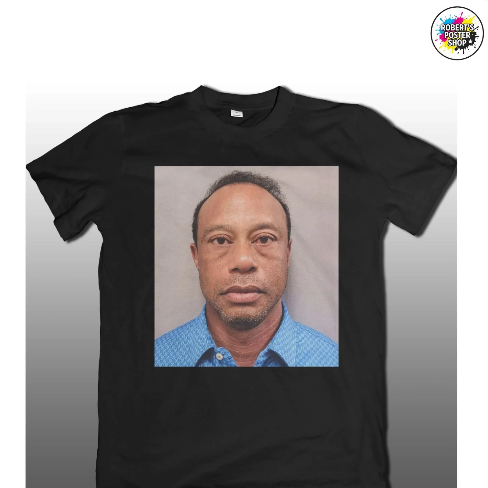 Tiger Woods Mugshot 2026 T-Shirt Unisex Cotton Tee S-5XL