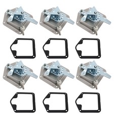 6x Folding T Handle Lock Key Flush Mount Tool Box Camper Trailer Stainless new