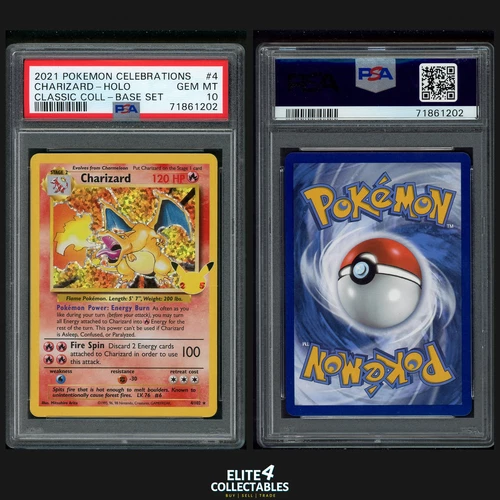 Charizard 4/102 Holo - PSA 10 (Celebrations)