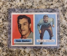 Topps 1957 Ernie Stautner #92 Base Set Pittsburgh Steelers NFL Football Card🏈