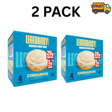 Legendary Foods Protein Sweet Roll Cinnamon Flavor 2 Pack High Protein Snack