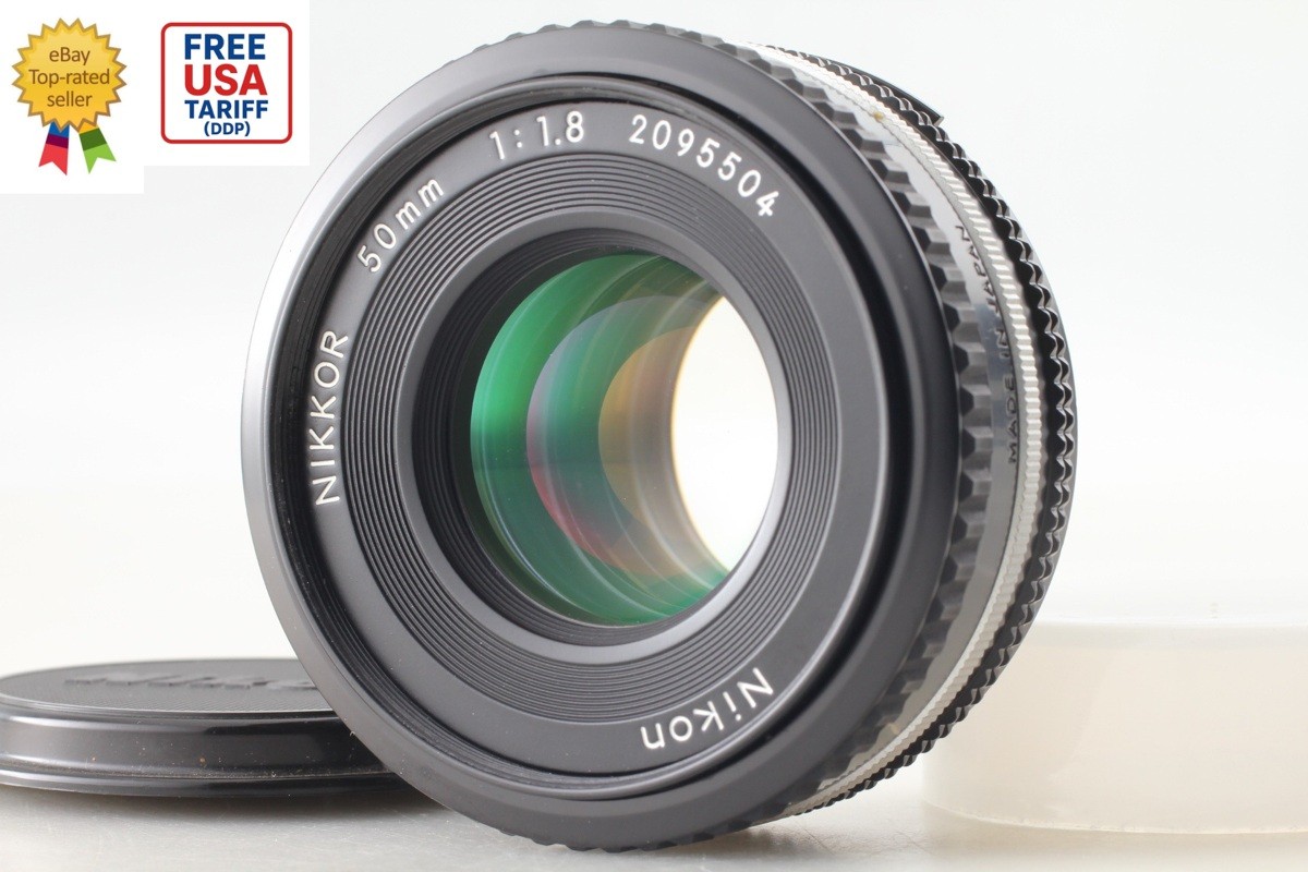 超美品 Nikon Ais 50mm f1.8 Pancake #18 Top MINT w/ Cap] Nikon Ais Ai-s Nikkor 50mm f1.8 MF Pancake Lens