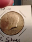 1968-d Kenedey half dollar 40% sìlver