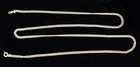 Vintage Sterling Silver 24" 10-Gram, w/ Spring Ring Clasp Curb Chain Necklace
