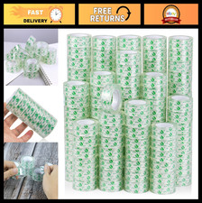 144 Rolls Crystal Clear Tape Refills - Bulk Transparent Tape for Home, School