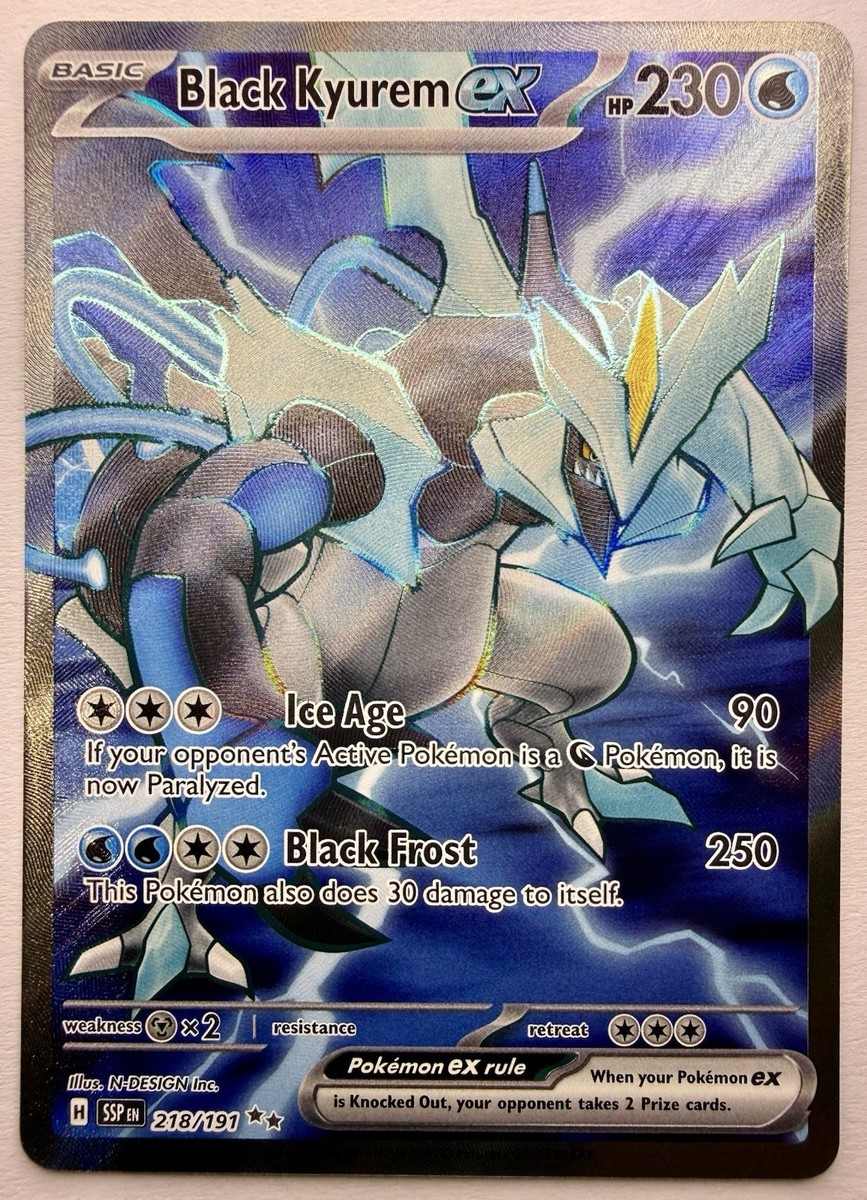 Pokemon TCG Black Kyurem EX 218/191 | eBay