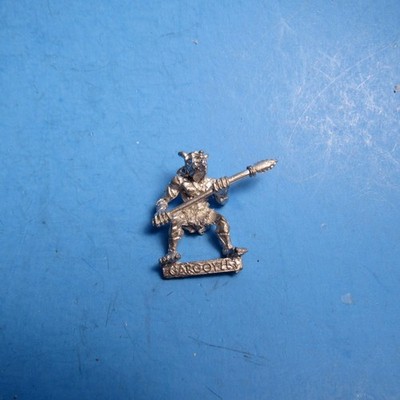 GW Warhammer Citadel Gargoyle w. Spear  OOP Metal d13