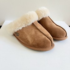 UGG W Scuffette II Women's Slippers 1106872 - Chestnut Size 10