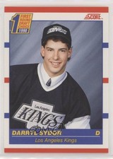 1990-91 Score First Round Draft Choice Bilingual Darryl Sydor #425 0f6