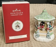 2020 Member Exclusive Snowman Band Hallmark Ornament Magic Light Sound Motion