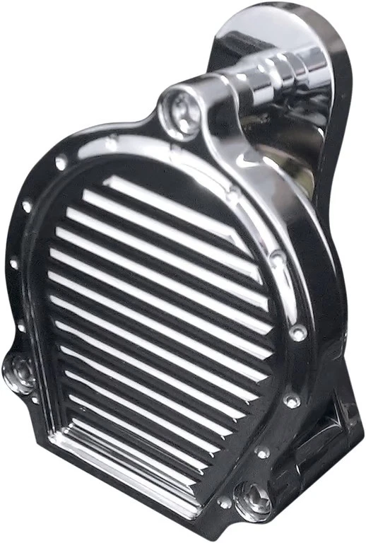 Bocina de aluminio Covingtons Billet - con hoyuelos - cromada motocicleta bicicleta de calle Foto 2 de 4