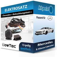 Towtec E-Satz 13Polig Fahrzeugspezifisch Passend für E-Klasse Cabriolet NEU