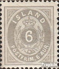 Islande 7B oblitéré 1876 Paragraphe avec couronne