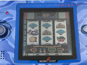 Neo Geo Pocket Color Console Camouflage Blue SNK Tested