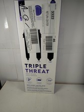 Triple Threat Ceramic Curling Wand - 1.50  , 1.25",  1" Barrels