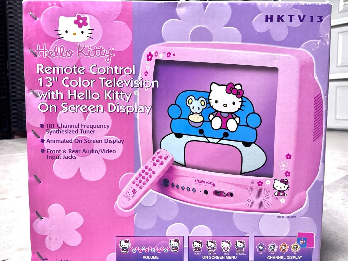 Hello Kitty 7V型 TV Rare Hello Kitty TV. 13” 2002. NEW. UNOPENED. UNTESTED. | eBay