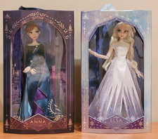 Disney Store Edizione Limitata Frozen 2 La Regina delle Nevi Elsa e Regina Anna Bambole Nuove