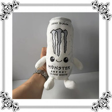 Monster Energy Drink Plush Toy Zero Sugar White Soft Doll Gift 23 cm