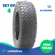 Set Of 4 Used Lt 27565r20 Bfgoodrich All-terrain Ta Ko2 126123s - 8-8.532 Set Of 4 Used Lt 27565r20 Bfgoodrich All-terrain Ta Ko2 126123s - 8-8.532