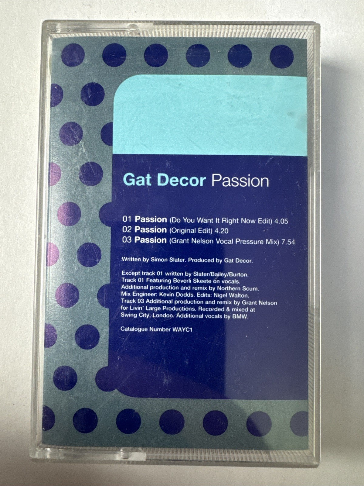 GAT DECOR - PASSION - Cassette Single