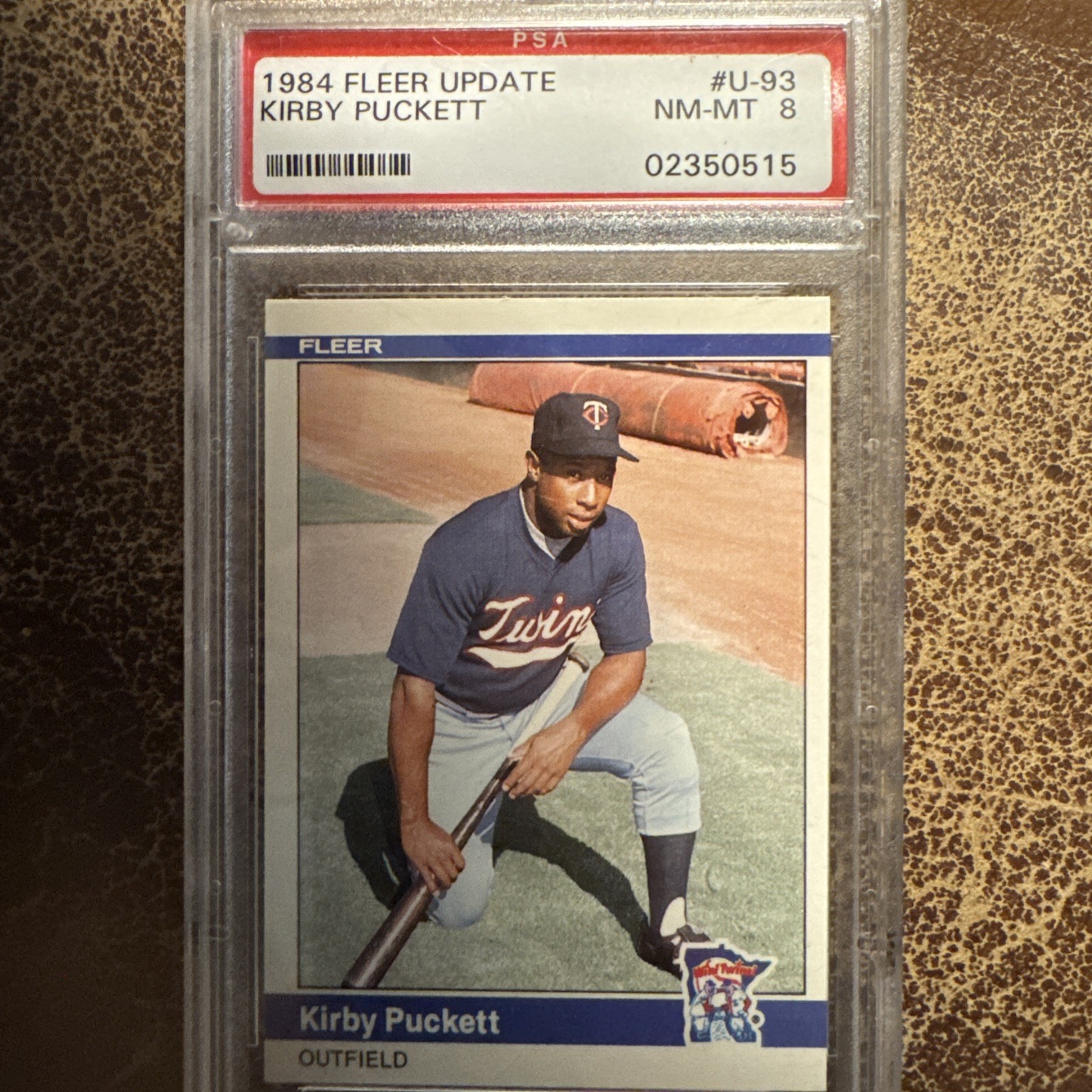 1984 Fleer Update - Kirby Puckett #U-93 (RC)