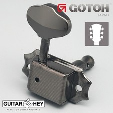 NEW Gotoh SD90-06M Tuners Tuning Vintage Keys Set L3 R3 Japan 3x3 - COSMO BLACK