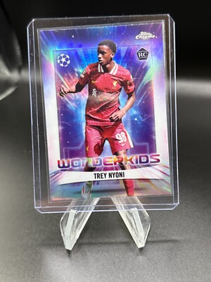2024-25 Topps Chrome UEFA Trey Nyoni RC Wonderkids #WK-18 RC
