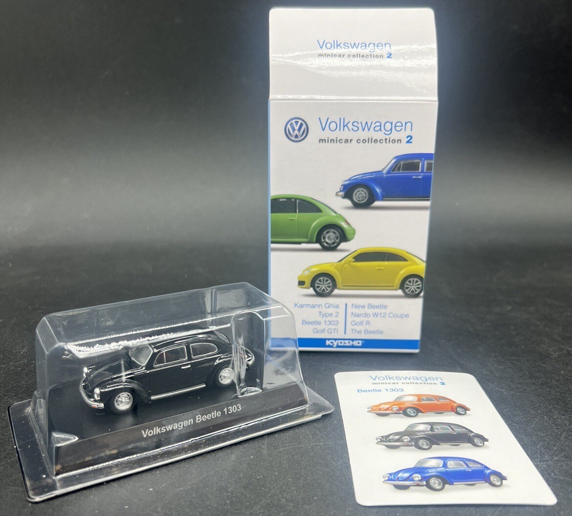 Kyosho 1/64 Volkswagen Beatle 1303 Black | eBay