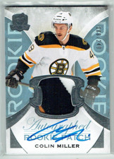 15-16 UD Upper Deck The Cup  Colin Miller  /249  Rookie  Patch  Auto