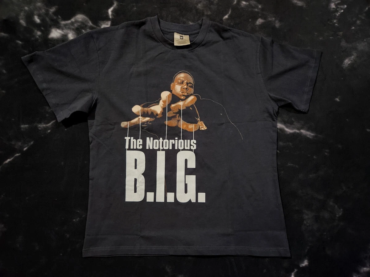 VINTAGE Winterland Biggie Smalls T-Shirt Tee Notorious B.I.G. Puppet Strings 90s