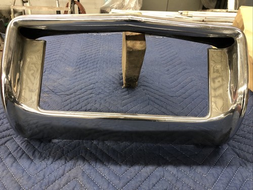 1959 Cadillac front bumper license plate surround - Picture 2 of 11
