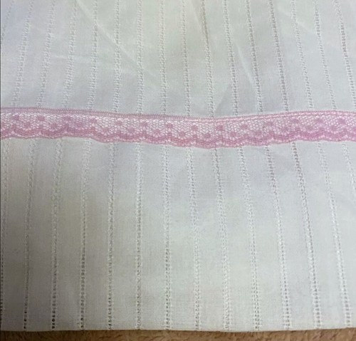 Girls NWT Lil Cactus Smocked Dress Long Pink Lace Trim Lined Free Bow 4T - Picture 6 of 10