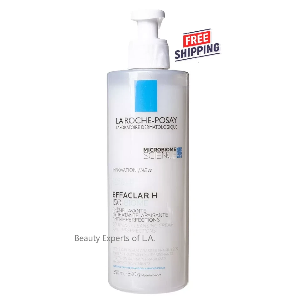 Creme de Limpeza Iso-Biome La Roche Posay Effaclar H 390ml Expira em 07/2027 - Imagem 4 de 4