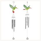 Hummingbird Crystal Glass Wind Chime Hanging Bells Garden Decor Home Easter Gift