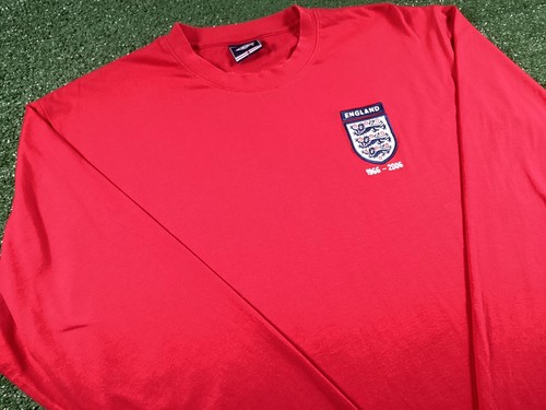 England 1966-2006 Umbro Football Sweatshirt - 40 Years Red Away Top - UK Size XL - Picture 3 of 10