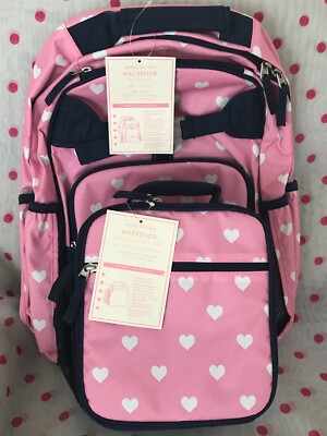 pink heart backpack