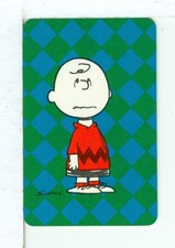 Single Playing Card Miniature "Peanuts, Snoopy" Hallmark 1608 B