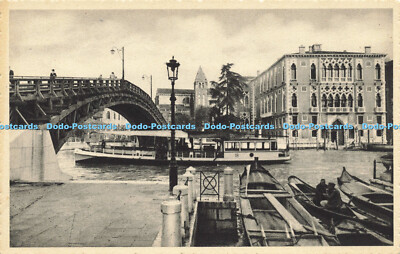 R618478 Venezia Akademiebrücke 1938 Cecami Fotogravur Cesare Capello
