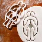 Square Knot cookie cutter - outdoor adventure camping hiking scouts guides Reef