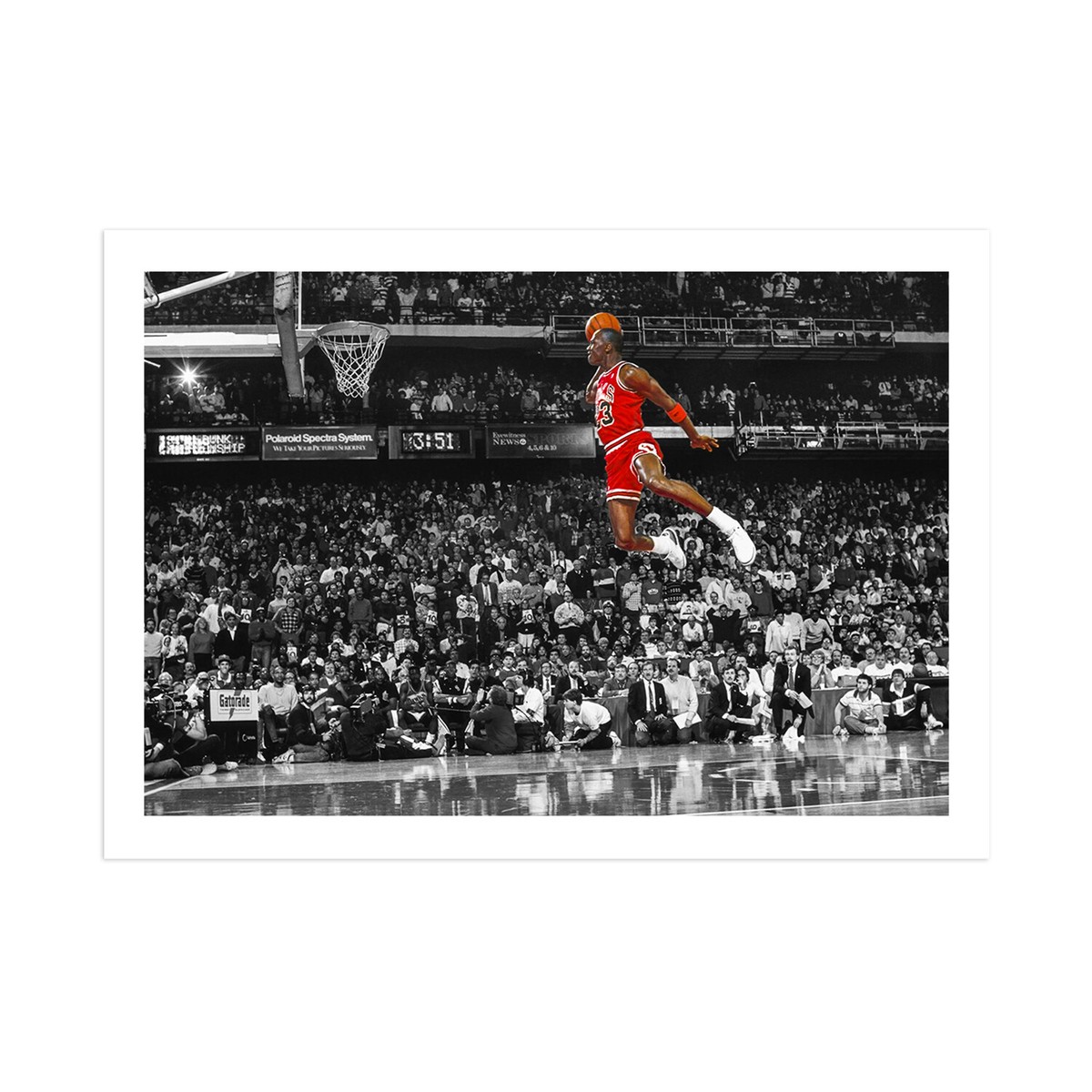 ジョーダン 88年 スラムダンクコンテスト オリジナル ポスター 1992 Vintage Nike Michael Jordan 1988 NBA Slam Dunk Contest