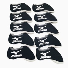 10Pcs Mizuno Window Classic Style Golf Club Iron Head Cover Black