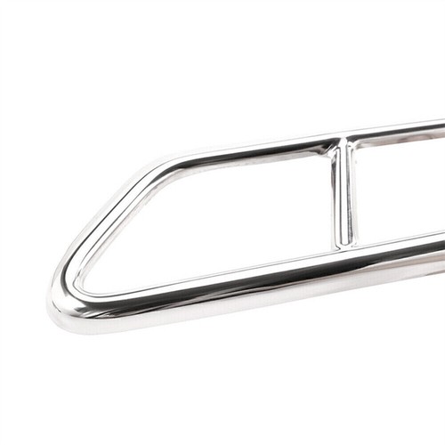 Steel Chrome Rear Exhaust Muffler Tail Pipe Cover For Volvo S60 S60L V60 2014-19 - Picture 11 of 13